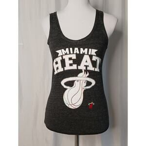 5th & Ocean Miami Heat tank racerback basketball unicorn metallic iridescent S
